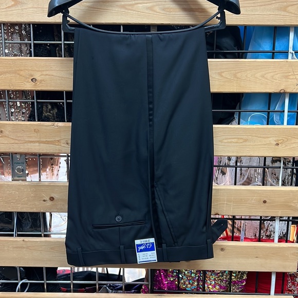 NWT,EJ Samuel Black Tuxedo two button  (TUX102) black - Picture 6 of 17